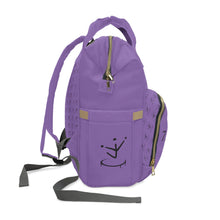 Load image into Gallery viewer, I Jump Instead Trophy Backpack - Lavish Purple w/ Black Logo
