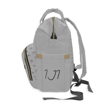 Load image into Gallery viewer, I Jump Instead Trophy Backpack - Airy Grey w/ Black Logo
