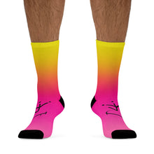 Load image into Gallery viewer, I Jump Instead Dress Socks - Yellow Gradient
