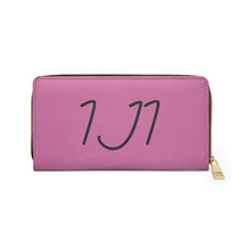 Load image into Gallery viewer, I Jump Instead Trophy Wallet - Blush Pink w/ Black Logo
