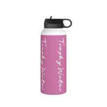 Load image into Gallery viewer, I Jump Instead Stainless Steel Water Bottle - Blush Pink w/ White Logo
