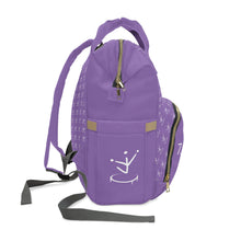 Load image into Gallery viewer, I Jump Instead Trophy Backpack - Lavish Purple w/ White Logo
