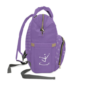 I Jump Instead Trophy Backpack - Lavish Purple w/ White Logo