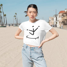 Load image into Gallery viewer, Women&#39;s I Jump Instead Silky Cropped Tee
