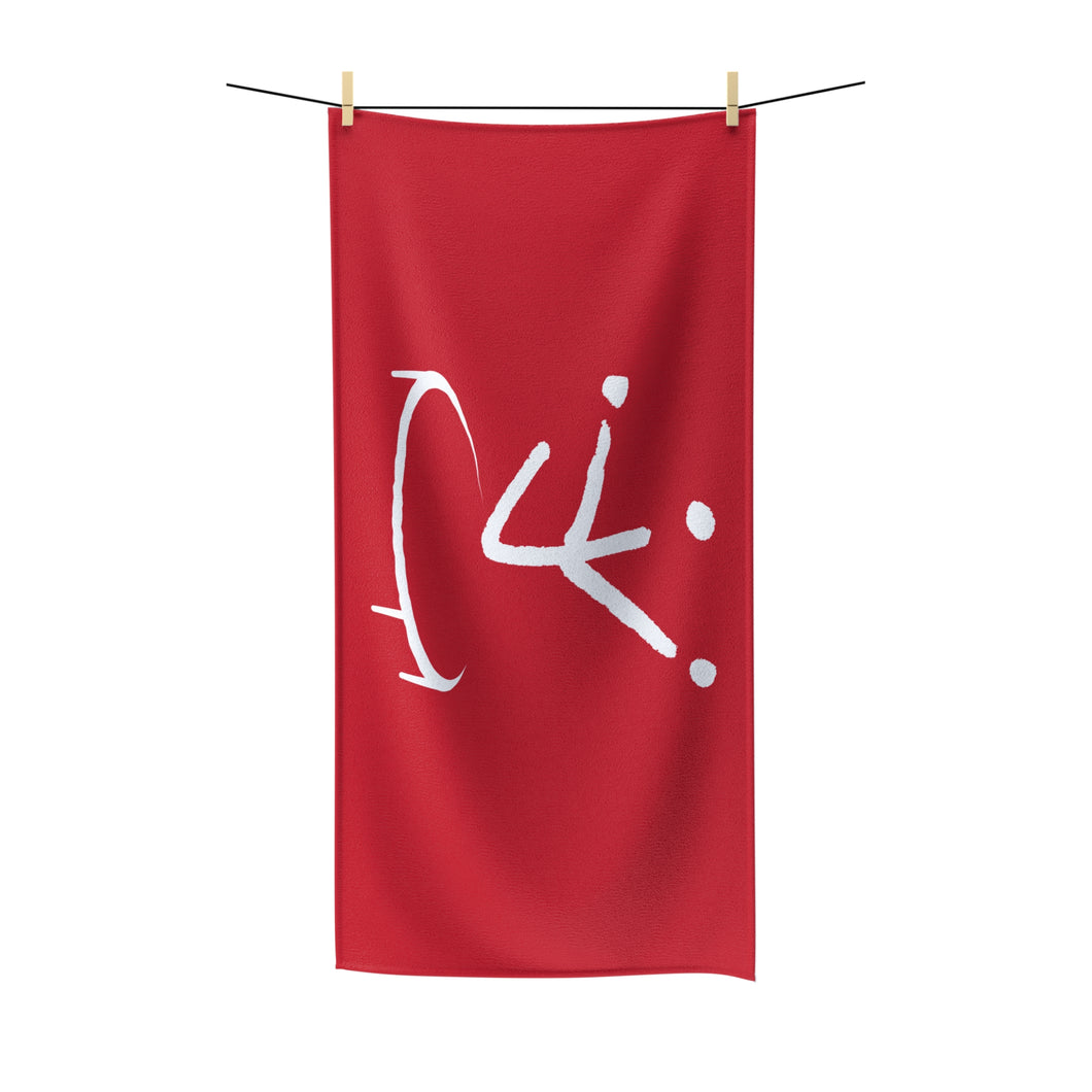 IJI Beach Towel - Crimson Red