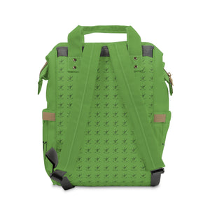 I Jump Instead Trophy Backpack - Earthy Green w/ Black Logo