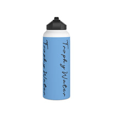 Load image into Gallery viewer, I Jump Instead Stainless Steel Water Bottle - Baby Blue w/ Black Logo
