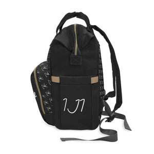 I Jump Instead Trophy Backpack - Modern Black w/ White Logo