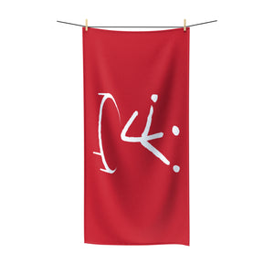 IJI Beach Towel - Crimson Red