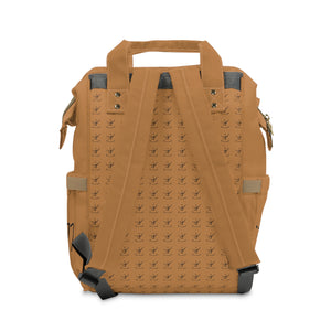 I Jump Instead Trophy Backpack - Toffee w/ Black Logo