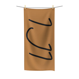 IJI Beach Towel - Toffee w/ Black Logo