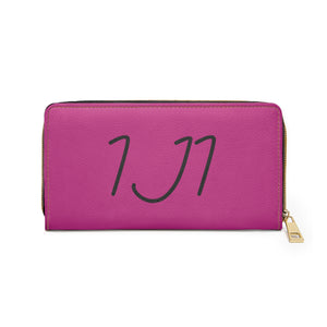 I Jump Instead Trophy Wallet - Magenta w/ Black Logo