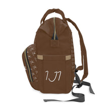 Load image into Gallery viewer, I Jump Instead Trophy Backpack - Cocoa Brown w/ White Logo
