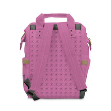 Load image into Gallery viewer, I Jump Instead Trophy Backpack - Blush Pink w/ Black Logo
