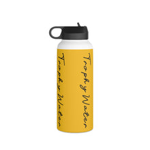 Load image into Gallery viewer, I Jump Instead Stainless Steel Water Bottle - Zesty Lemon w/ Black Logo
