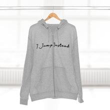 Load image into Gallery viewer, I Jump Instead Unisex Full Zip Hoodie - Heather Grey
