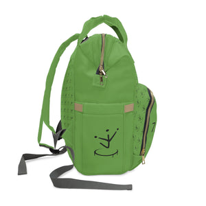 I Jump Instead Trophy Backpack - Earthy Green w/ Black Logo