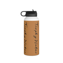 Load image into Gallery viewer, I Jump Instead Stainless Steel Water Bottle - Toffee w/ Black Logo
