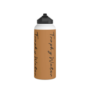 I Jump Instead Stainless Steel Water Bottle - Toffee w/ Black Logo