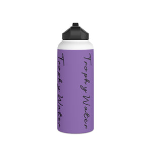 I Jump Instead Stainless Steel Water Bottle - Lavish Purple w/ Black Logo