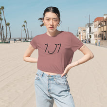 Load image into Gallery viewer, Women&#39;s I Jump Instead Silky Cropped Tee
