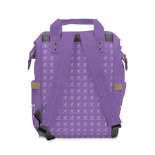 Load image into Gallery viewer, I Jump Instead Trophy Backpack - Lavish Purple w/ White Logo
