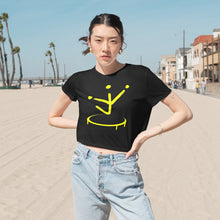 Load image into Gallery viewer, Women&#39;s I Jump Instead Silky Cropped Tee
