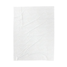 Load image into Gallery viewer, I Jump Instead Plush Blanket - Crispy White w/ Black Logo
