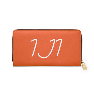 I Jump Instead Trophy Wallet - Juicy Orange w/ White Logo