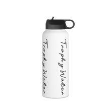 Load image into Gallery viewer, I Jump Instead Stainless Steel Water Bottle - Crispy White w/ Black Logo
