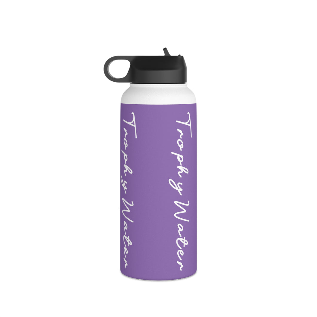 I Jump Instead Stainless Steel Water Bottle - Lavish Purple w/ White Logo