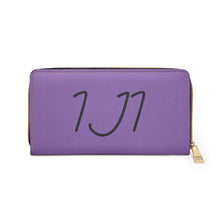 Load image into Gallery viewer, I Jump Instead Trophy Wallet - Lavish Purple w/ Black Logo
