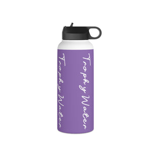 I Jump Instead Stainless Steel Water Bottle - Lavish Purple w/ White Logo