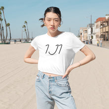 Load image into Gallery viewer, Women&#39;s I Jump Instead Silky Cropped Tee
