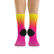 Load image into Gallery viewer, I Jump Instead Dress Socks - Yellow Gradient
