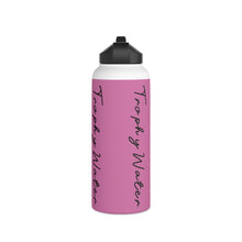 Load image into Gallery viewer, I Jump Instead Stainless Steel Water Bottle - Blush Pink w/ Black Logo
