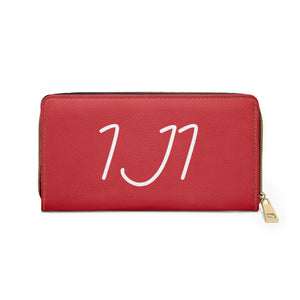 I Jump Instead Trophy Wallet - Crimson Red w/ White Logo