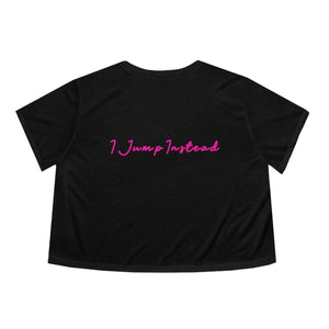 Women's I Jump Instead Silky Cropped Tee