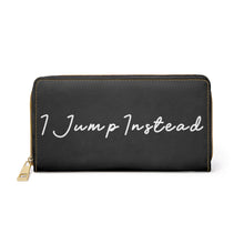 Load image into Gallery viewer, I Jump Instead Trophy Wallet - Modern Black w/ White Logo
