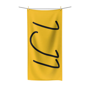 IJI Beach Towel - Zesty Lemon w/ Black Logo