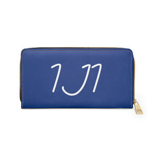 I Jump Instead Trophy Wallet - Moody Blue w/ White Logo