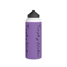 Load image into Gallery viewer, I Jump Instead Stainless Steel Water Bottle - Lavish Purple w/ Black Logo
