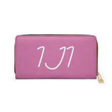 Load image into Gallery viewer, I Jump Instead Trophy Wallet - Blush Pink w/ White Logo
