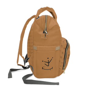 I Jump Instead Trophy Backpack - Toffee w/ Black Logo