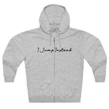 Load image into Gallery viewer, I Jump Instead Unisex Full Zip Hoodie - Heather Grey
