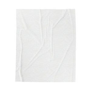 I Jump Instead Plush Blanket - Crimson Red w/ White Logo