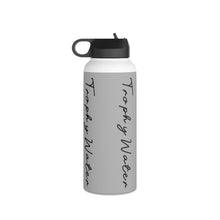 Load image into Gallery viewer, I Jump Instead Stainless Steel Water Bottle - Airy Grey w/ Black Logo
