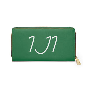 I Jump Instead Trophy Wallet - Evergreen w/ White Logo